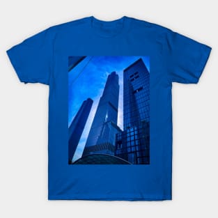 Hudson Yards Skyscrapers Blue Sky Manhattan NYC T-Shirt